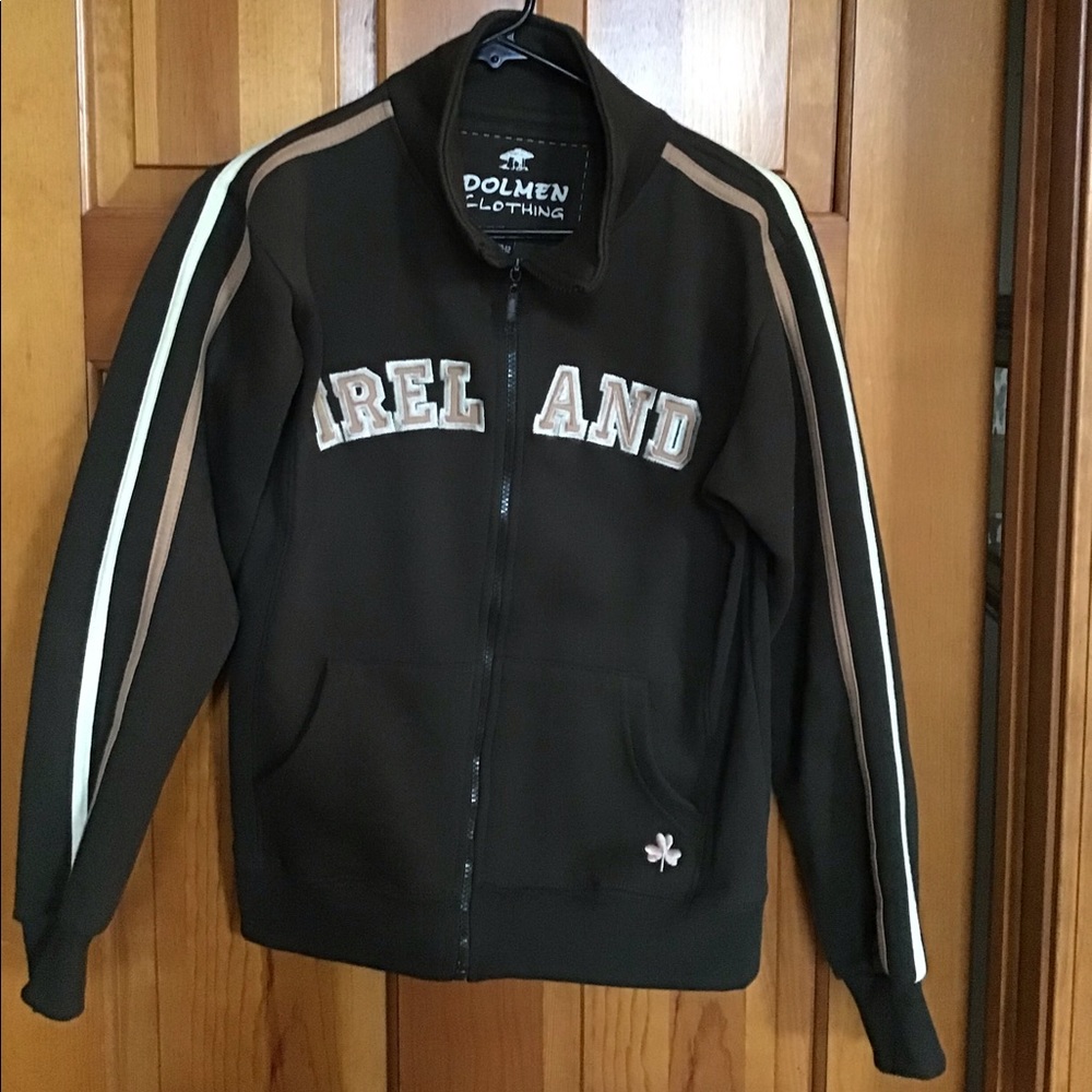 IRELAND Zip-upSweatshirt from an Ireland Trip. By DOLMEN CLOTHING